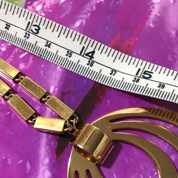 Vintage Monet Golden Fab Necklace, 30” plus length - Picture 6 of 6